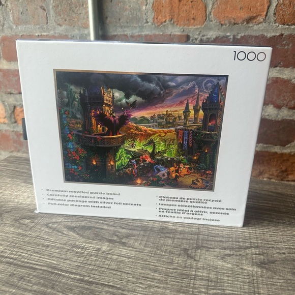 Thomas Kinkade Disney Maleficent 1000pc Puzzle - Picture 3 of 6